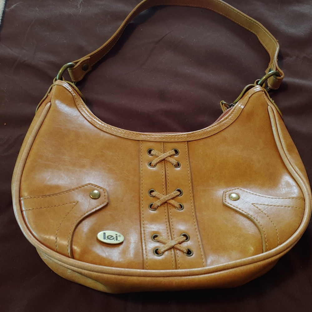 Tan handbag